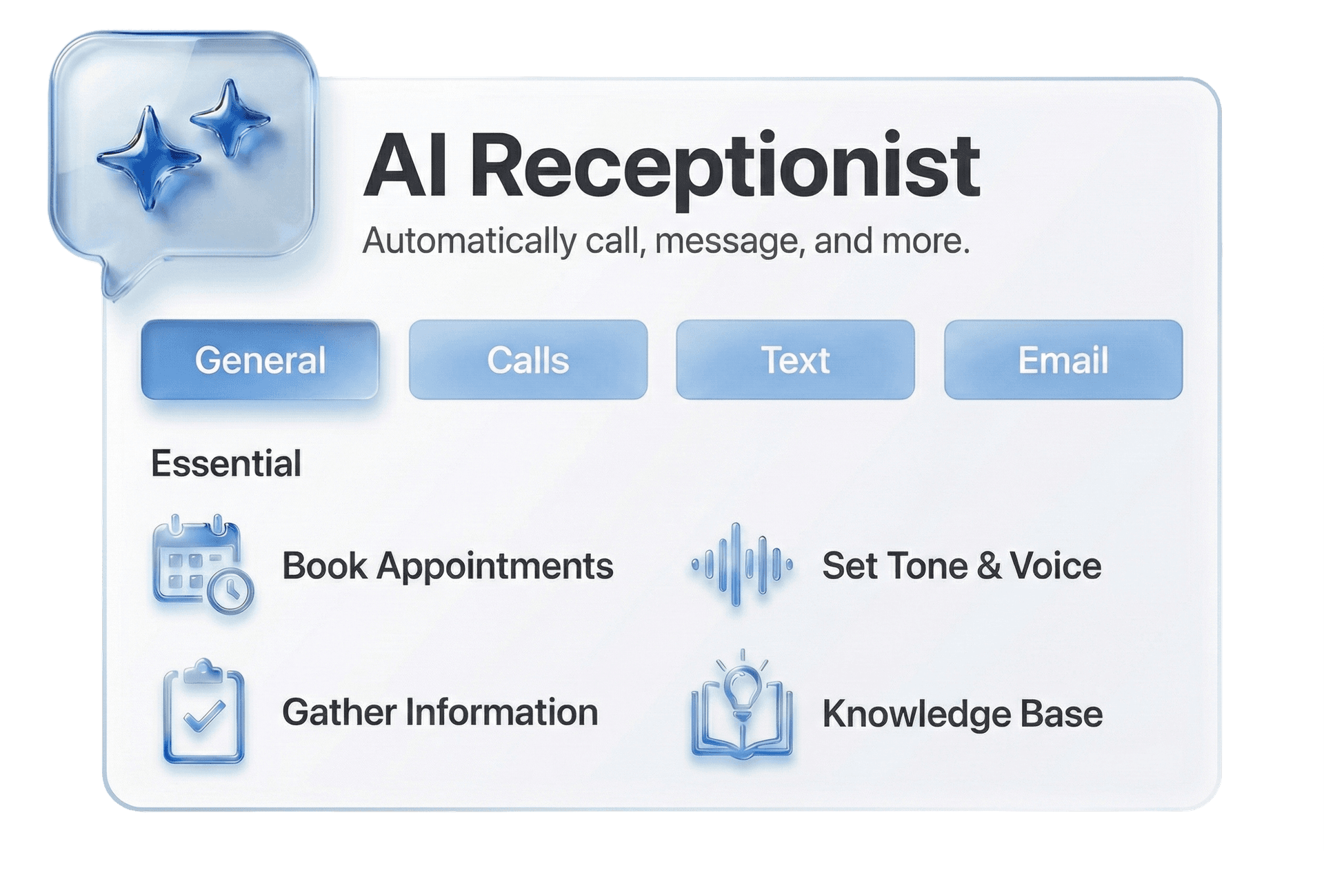 Customize your AI Receptionist interface